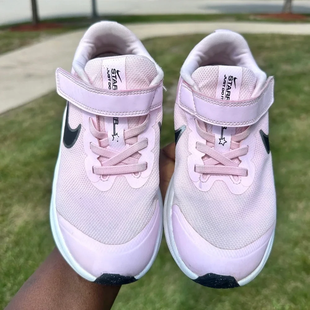 Nike Star Runner 3 Little Kids Athletic Shoes Size 1.5Y Pink Sneakers